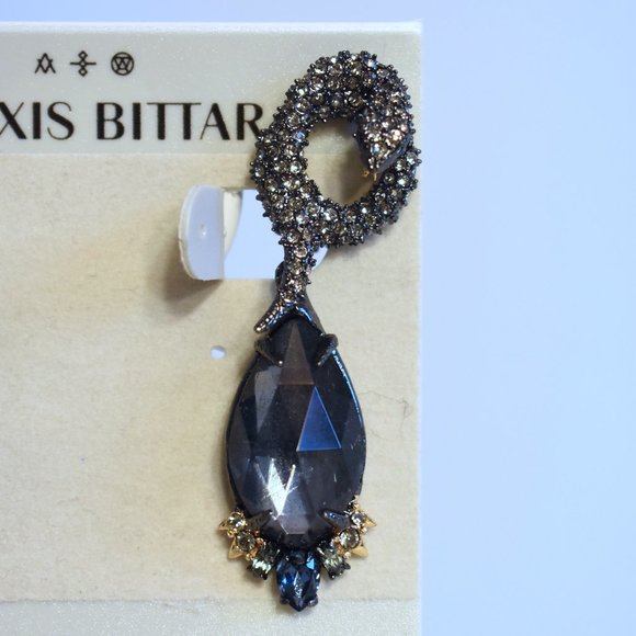 Alexis Bittar | Coiled Snake & Pyrite Clip-On - Picture 5 of 7